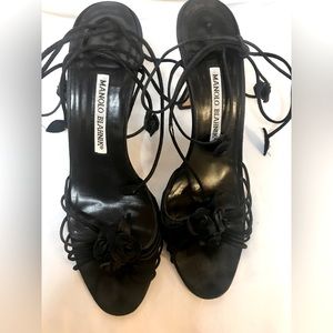 Manolo Blahnik strapped sandals size 38 1/2